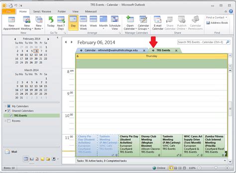 Outlook Shared Calendar Improvements
